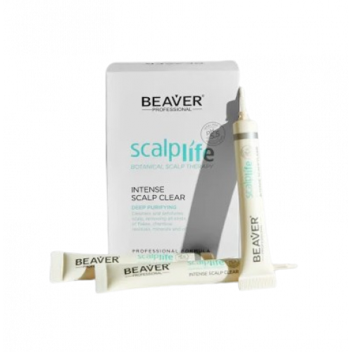 Пілінг для шкіри голови та волосся Beaver Professional Scalplife Scalplife Botanical Therapy Intense Scalp Clear 8 мл*12 шт