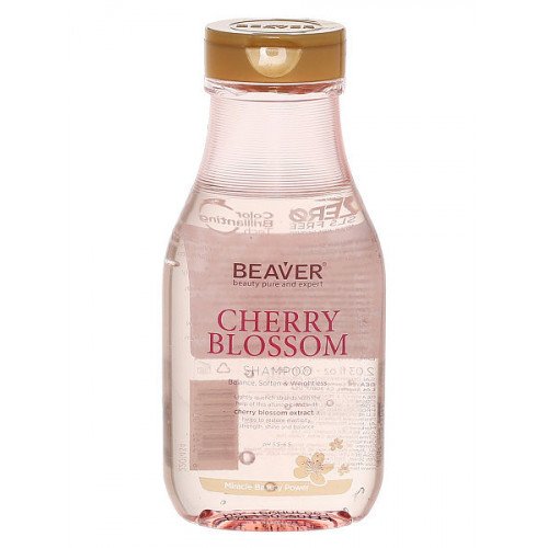 Шампунь для ежедневного использования с экстрактом цветов Сакуры Beaver Professional Cherry Blossom Shampoo, 60 мл
