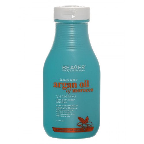 Восстанавливающий шампунь с Аргановым маслом Beaver Professional Damage Repair Argan Oil Of Morocco Shampoo, 60 мл