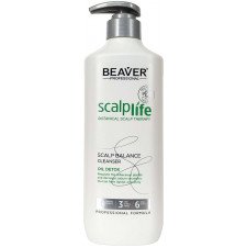 Детокс шампунь для жирної шкіри голови та волосся Beaver Professional Scalplife Botanical Scalp Therapy, 298 мл