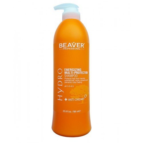 Тонизирующий мульти-защитный шампунь с УФ-фильтром Beaver Energizing Multi-Protection Shampoo, 768 мл