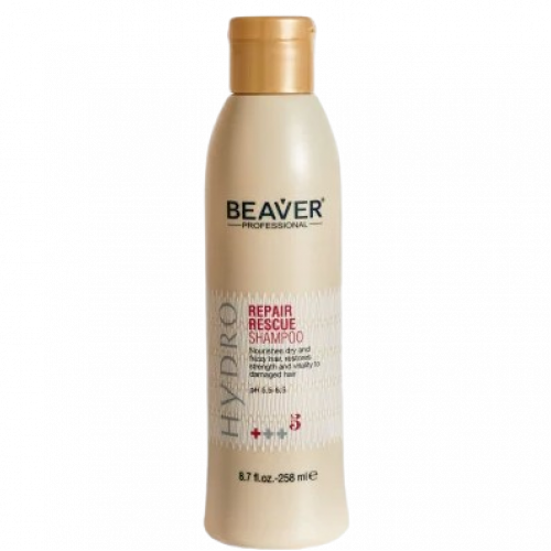 Шампунь для интенсивного восстановления поврежденных волос Beaver Professional Repair Rescue Shampoo, 258 мл