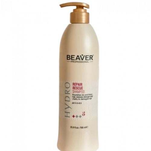 Шампунь для интенсивного восстановления поврежденных волос Beaver Professional Repair Rescue Shampoo, 768 мл