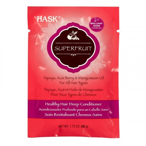 Интенсивно увлажняющий уход для сияния волос HASK Superfruit Healthy Deep Conditioner