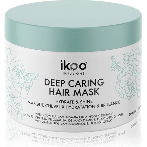 Маска-смузи для волос "Увлажнение и блеск" Ikoo Infusions Deep Caring Hair Mask
