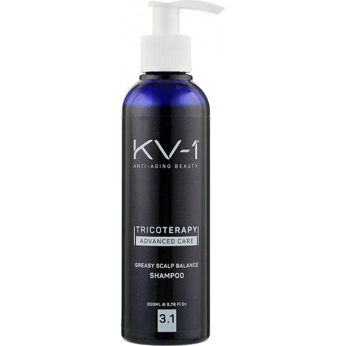 Шампунь очищающий против перхоти (жирная себорея) KV-1 Tricoterapy Greasy Scalp Balance Shampoo 3.1