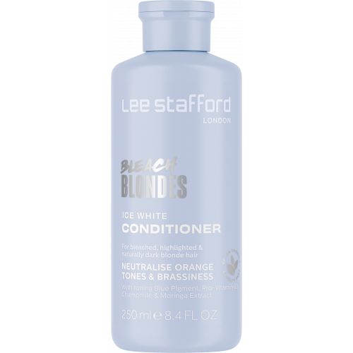 Кондиционер для волос с синим пигментом Lee Stafford Bleach Blondes Ice White Toning Conditioner, 250 мл