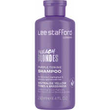 Тонуючий фіолетовий шампунь для освітленого волосся Lee Stafford Bleach Blondes Purple Toning Shampoo, 250 мл