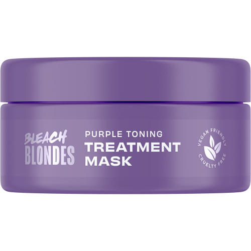Маска від жовтизни освітленого волосся Lee Stafford Bleach Blondes Purple Toning Treatment Mask, 200 мл