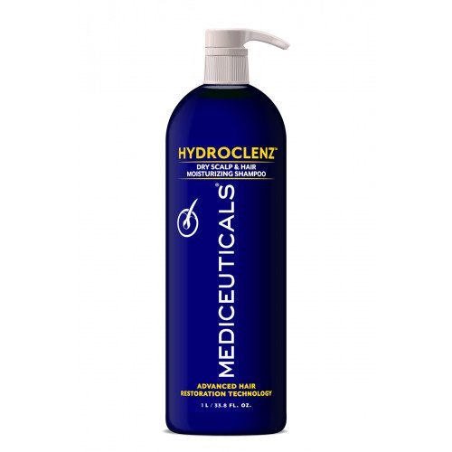 Увлажняющий шампунь против выпадения волос у мужчин (для сухой кожи/волос) Mediceuticals Hydroclenz Shampoo, 1000 мл