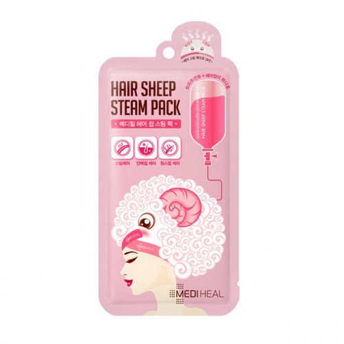 Маска-шапочка для волос Mediheal Sheep Steam Hair Pack