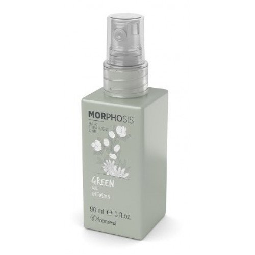Защитная сыворотка-масло для волос Framesi MORPHOSIS Green Oil Infusion, 90 мл