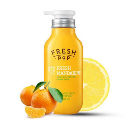 Шампунь для поврежденных волос Fresh Pop Fresh Mandarin & Yuzu Recipe Shampoo