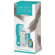 Набор Moroccanoil Color Meets Care Platinum