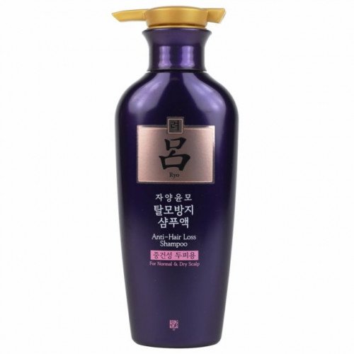Укрепляющий шампунь для сухой и нормальной кожи головы Ryo Jayang Anti-Hair Loss Shampoo Dry & Normal Scalp